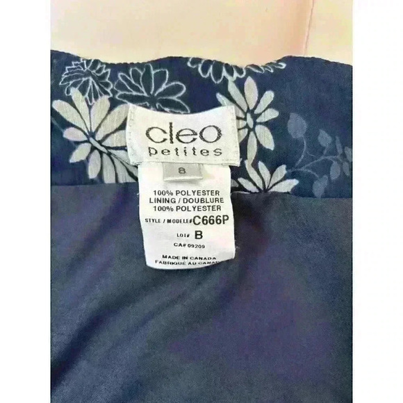 Cleo Petites Layered Floral Drape Skirt Size 8 - Picture 4 of 6